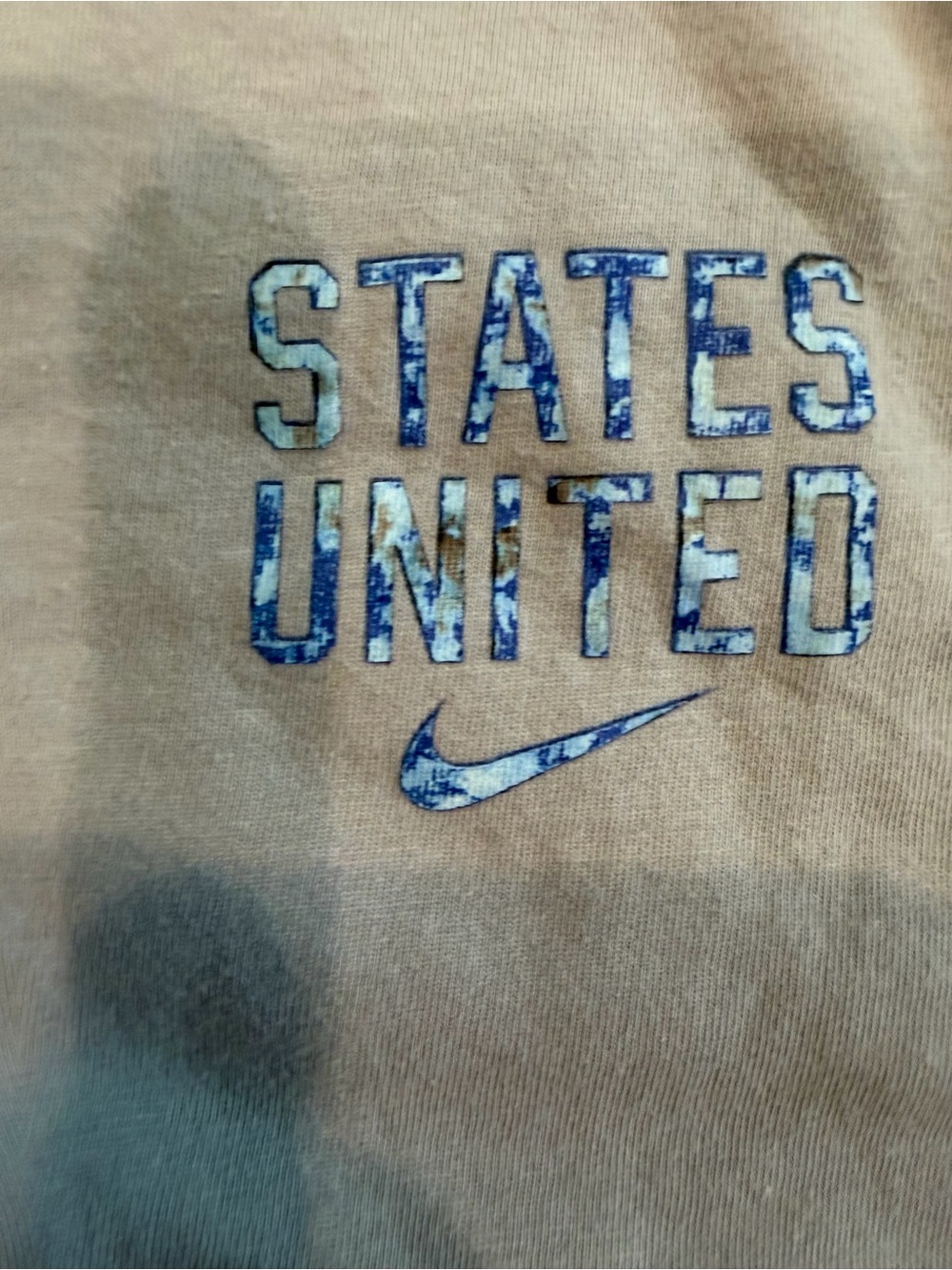 Nike Men’s Light Gray Short Sleeve 'States United' Tee / men’s large